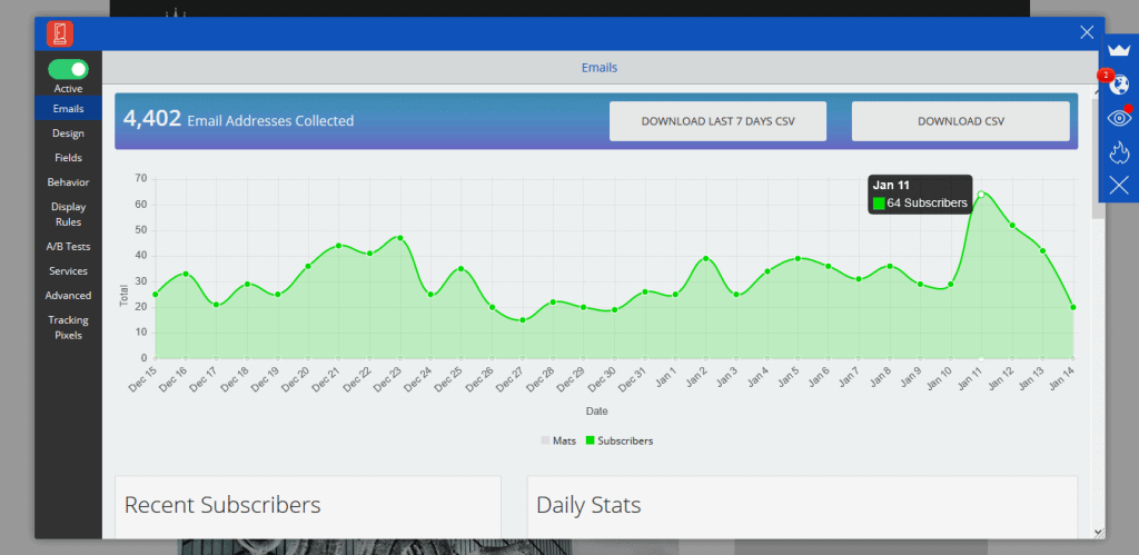 Bamidele Onibalusi Welcome Mat Stats